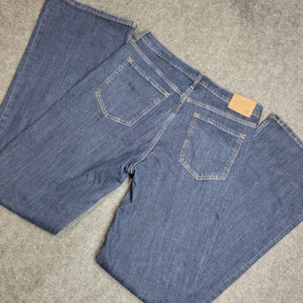 Banana Republic Jeans Womens 31L Blue Denim Dark Wash Streetwear The Flare Leg